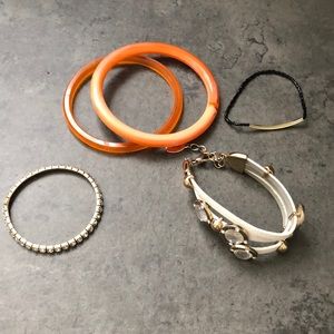 (5) different  bracelets